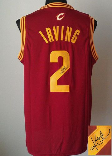 Autographed Cavaliers red jersey