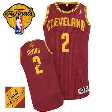 Autographed Cavaliers red jersey
