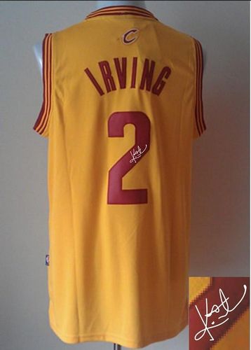 Autographed Cavaliers yellow jersey