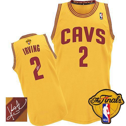 Autographed Cavaliers yellow jersey