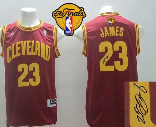 Autographed Cavaliers red Road jersey
