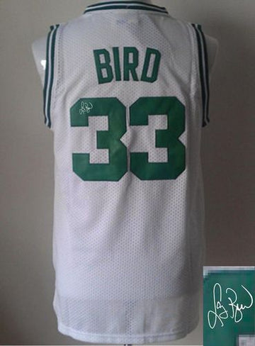 Autographed Celtics white jersey