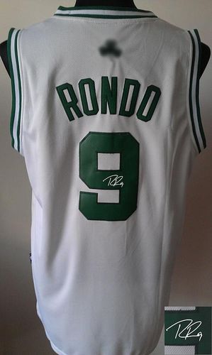 Autographed Celtics white jersey