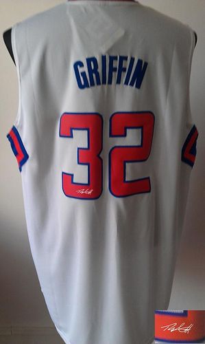 Autographed Clippers white jersey