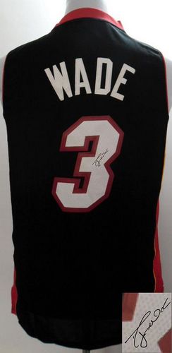 Autographed Heat black jersey