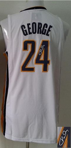 Autographed Pacers white jersey