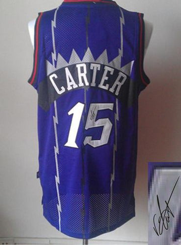 Autographed Raptors purple jersey