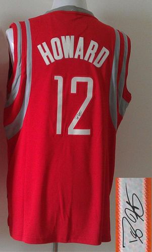 Autographed Rockets red jersey