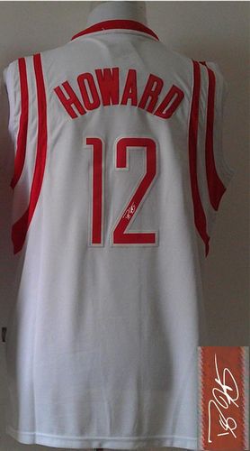Autographed Rockets white jersey