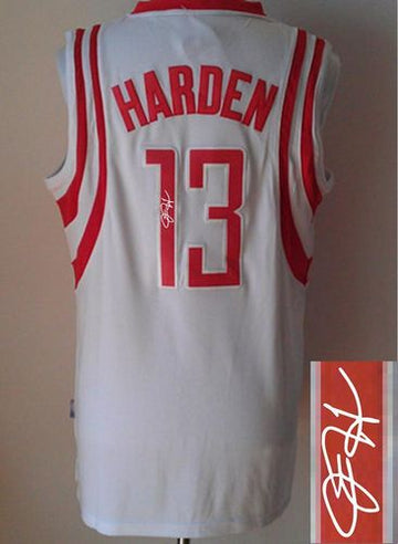 Autographed Rockets white jersey