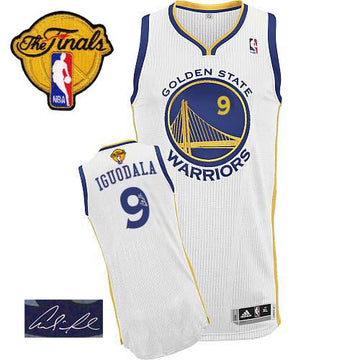 Autographed Warriors white jersey