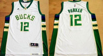 Jabari Parker Milwaukee Bucks white jersey