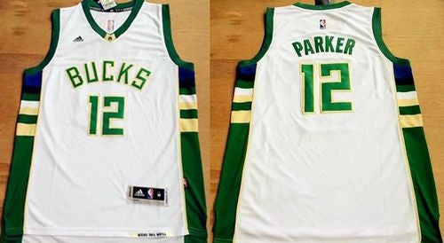 Jabari Parker Milwaukee Bucks white jersey