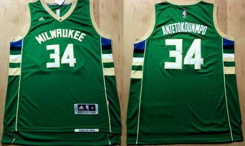 Giannis Antetokounmpo Milwaukee Bucks green jersey