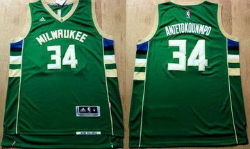 Giannis Antetokounmpo Milwaukee Bucks green jersey