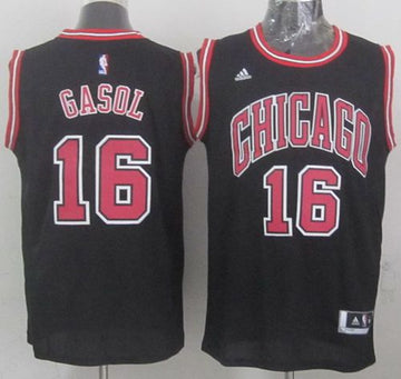Pau Gasol Chicago Bulls black jersey