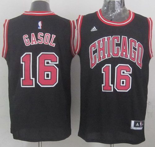 Pau Gasol Chicago Bulls black jersey