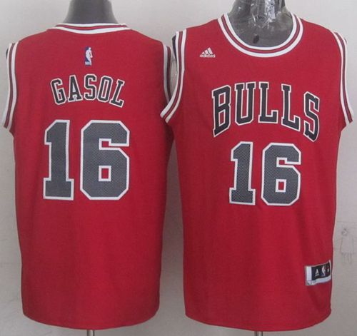 Pau Gasol Chicago Bulls red jersey