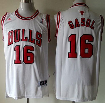 Pau Gasol Chicago Bulls white jersey