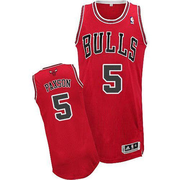 John Paxson Chicago Bulls red jersey