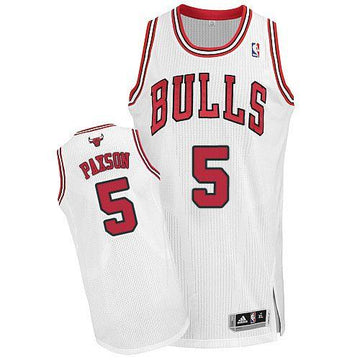 John Paxson Chicago Bulls white jersey