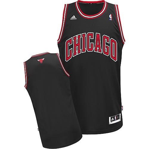 Custom Chicago Bulls black jersey