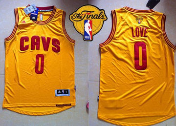 Kevin Love Cleveland Cavaliers yellow jersey
