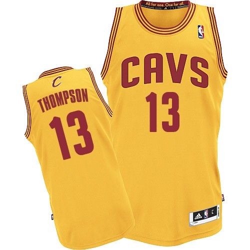 Tristan Thompson Cleveland Cavaliers yellow jersey