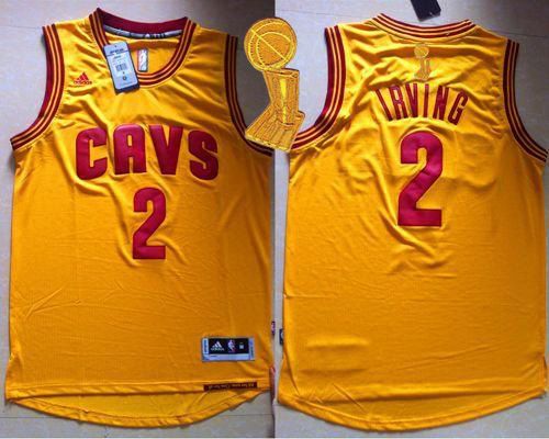 Kyrie Irving Cleveland Cavaliers gold jersey