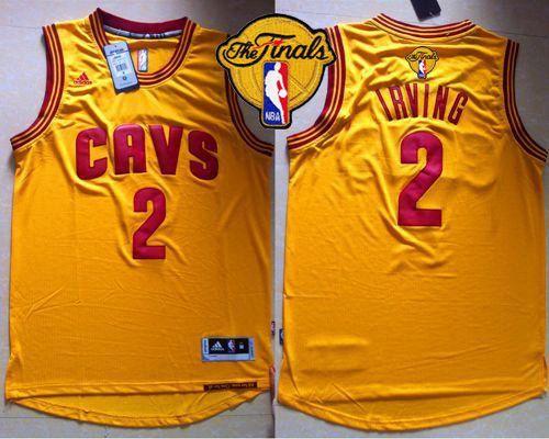 Kyrie Irving Cleveland Cavaliers gold jersey