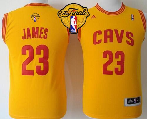 LeBron James Cleveland Cavaliers gold jersey