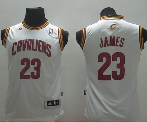 LeBron James Cleveland Cavaliers white jersey