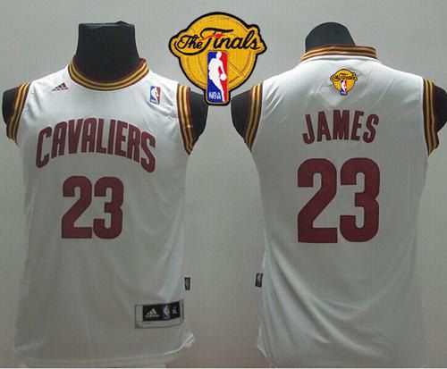 LeBron James Cleveland Cavaliers white jersey