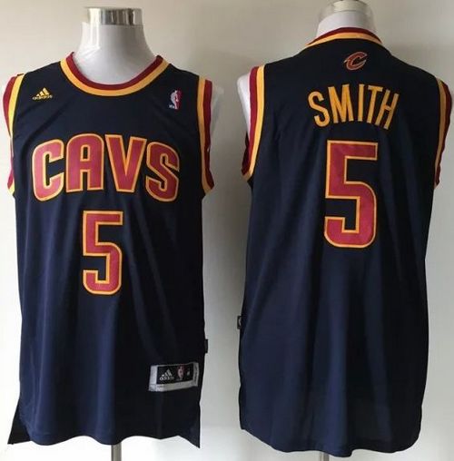 JR Smith Cleveland Cavaliers navy jersey