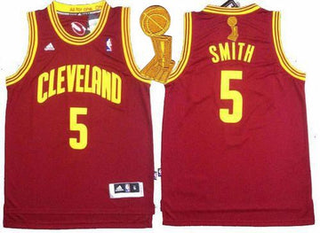 JR Smith Cleveland Cavaliers red jersey