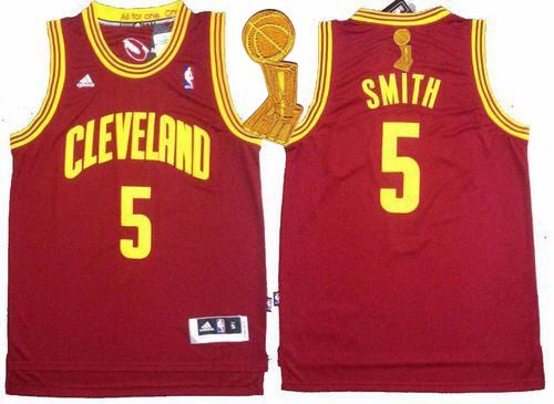 JR Smith Cleveland Cavaliers red jersey