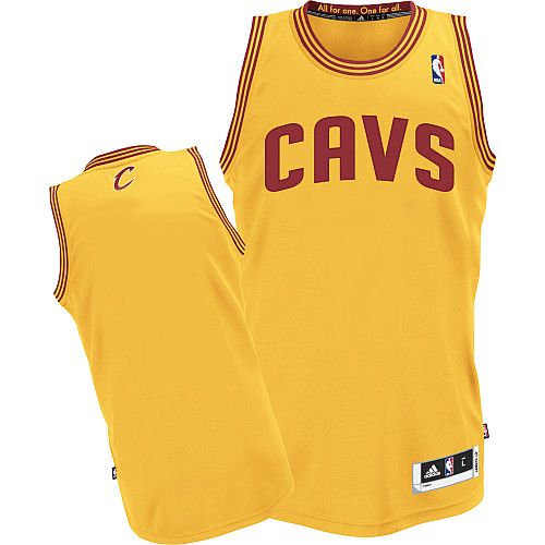 Custom Cleveland Cavaliers yellow jersey