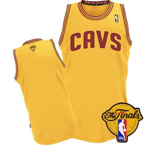 Custom Cleveland Cavaliers yellow jersey