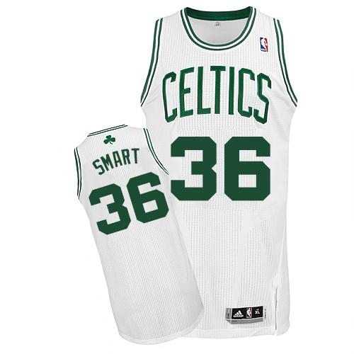 Marcus Smart Boston Celtics white jersey