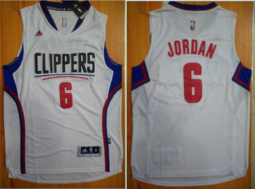 DeAndre Jordan Los Angeles Clippers white jersey