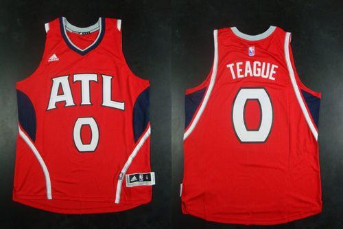 Jeff Teague Atlanta Hawks red jersey