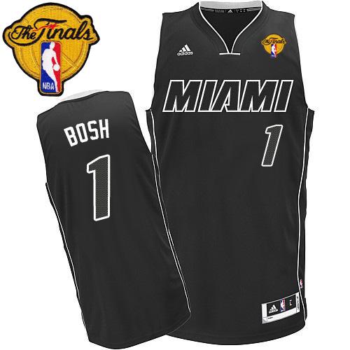 Chris Bosh Miami Heat black-white jersey