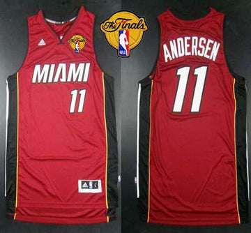 Chris Andersen Miami Heat red jersey