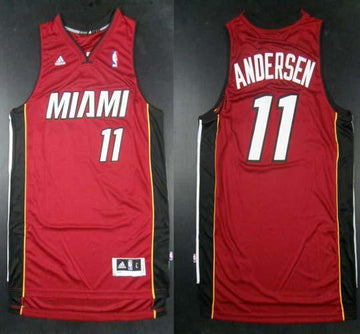Chris Andersen Miami Heat red jersey