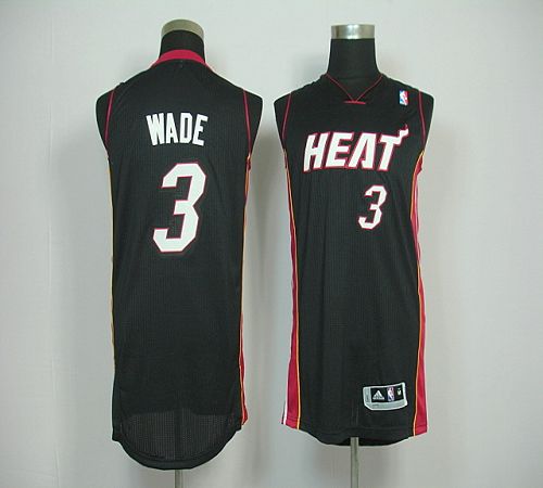 Dwyane Wade Miami Heat black jersey