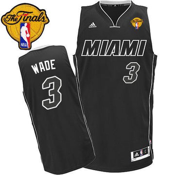 Dwyane Wade Miami Heat black-white jersey