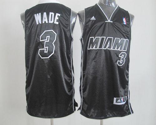 Dwyane Wade Miami Heat black-white jersey