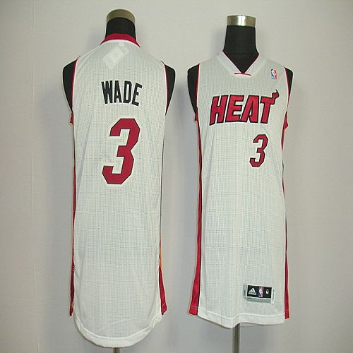 Dwyane Wade Miami Heat white jersey