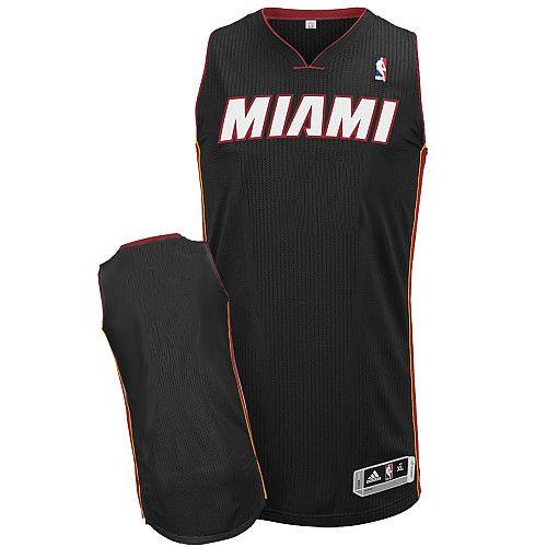 Custom Miami Heat black jersey