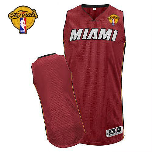 Custom Miami Heat red jersey